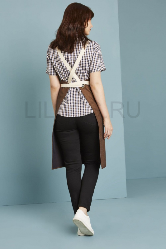 Фартук кафе и бара Lilacs Comfort, коричневый