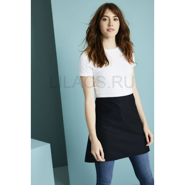 Фартук для официанта Lilacs Short, черный